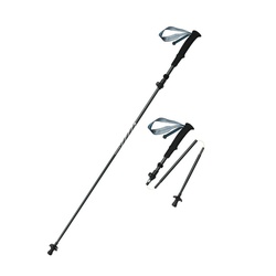 Палка треккинговая Naturehike CNK2450DS013 AL Chang feng Pro (5-секций) серый, 103-120 см