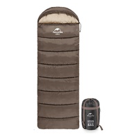 Спальный мешок Naturehike серия U NH20MSD07 (молния слева) коричневый