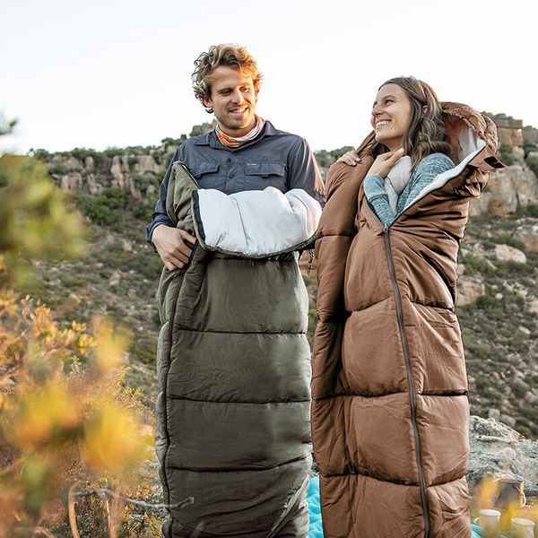 Спальный мешок Naturehike серия U NH20MSD07 (молния слева) коричневый