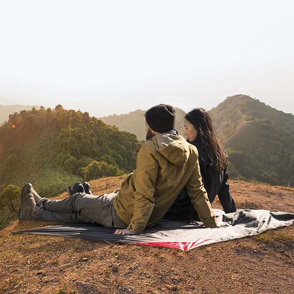 Коврик Naturehike NH17D050-B (лёгкий) черный, р. S (120х700 см）