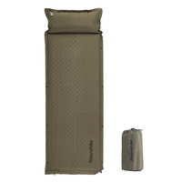 Коврик Naturehike CNK2300DZ014 D01 (самонадувной, c подушкой) зеленый, 3 см