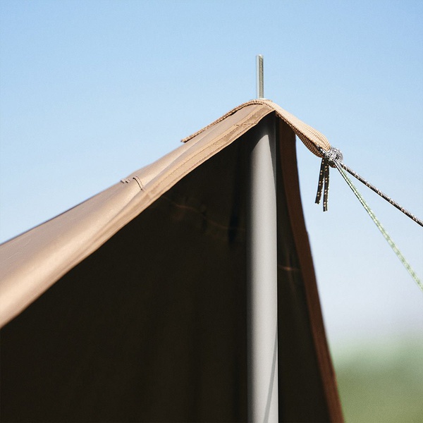 Тент Naturehike Yunxiao Canopy Lite CNK2350WS015 (с двумя стойками) светло-коричневый, 5 x 3.8 м