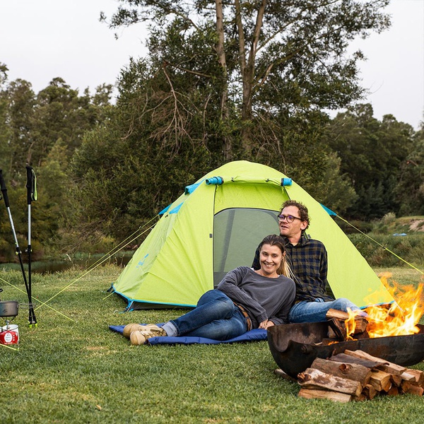 Палатка Naturehike P-Series NH18Z022-P 210T/65D (двухместная) светло-зелёный 2