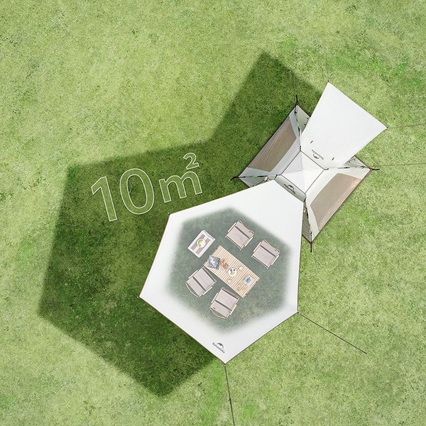 Палатка с навесом Naturehike Naturehike Ango Picnic Automatic Tent CNK2450WS021 (3-местная)