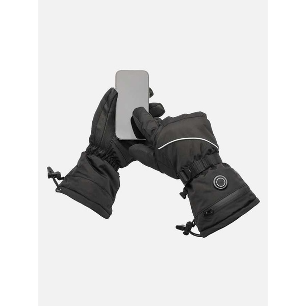 Перчатки с подогревом RedLaika Lux сенсорные, на аккумуляторах Чёрный, до 9 часов (3000 mAh)