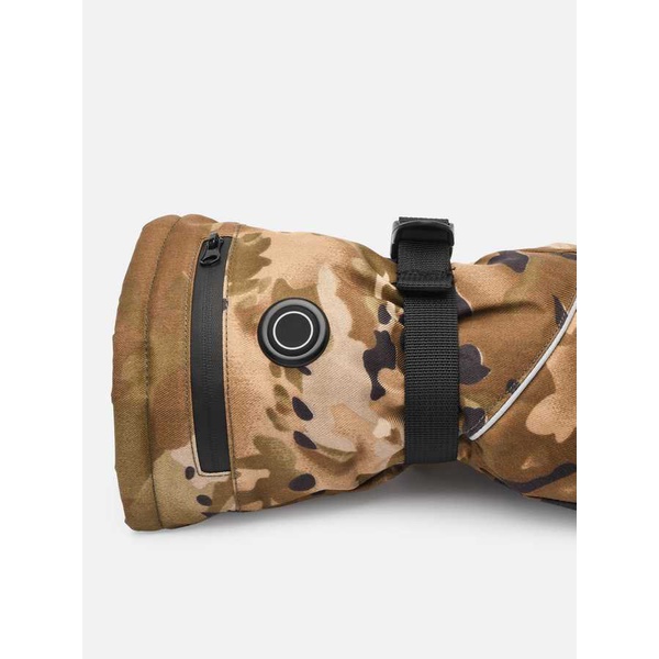 Перчатки с подогревом RedLaika Lux сенсорные, на аккумуляторах Камуфляж, до 9 часов (3000 mAh)