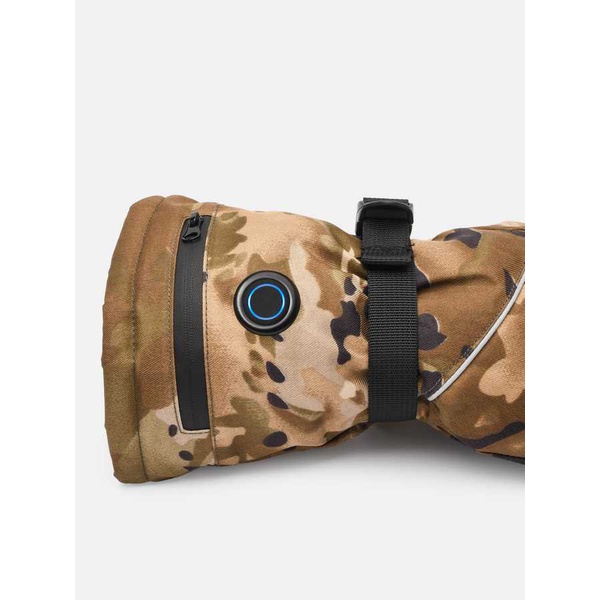 Перчатки с подогревом RedLaika Lux сенсорные, на аккумуляторах Камуфляж, до 9 часов (3000 mAh)