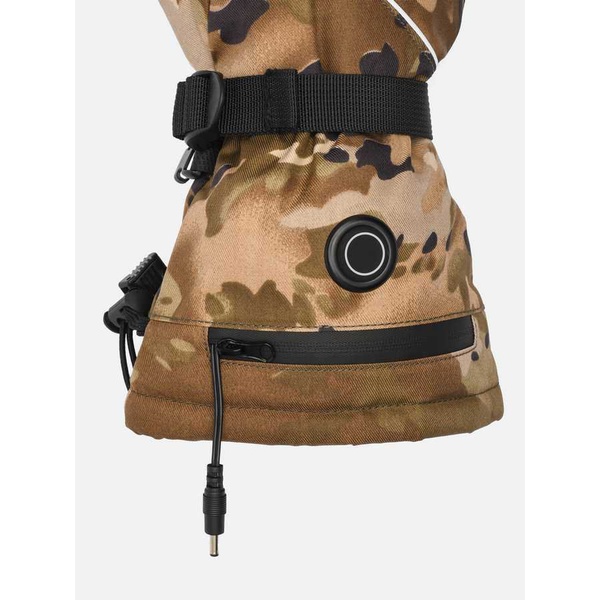 Перчатки с подогревом RedLaika Lux сенсорные, на аккумуляторах Камуфляж, до 9 часов (3000 mAh)