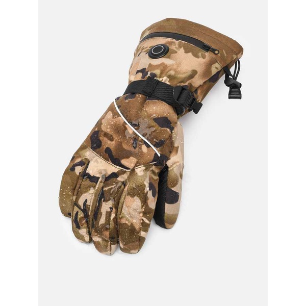 Перчатки с подогревом RedLaika Lux сенсорные, на аккумуляторах Камуфляж, до 9 часов (3000 mAh)