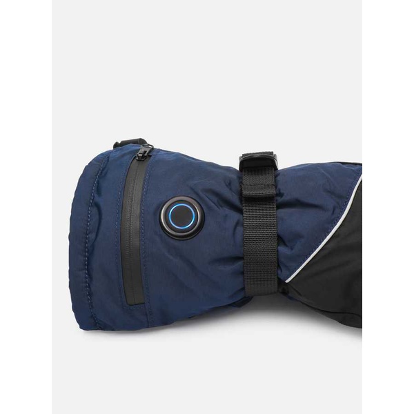 Перчатки с подогревом RedLaika Lux сенсорные, на аккумуляторах Синий, до 9 часов (3000 mAh)