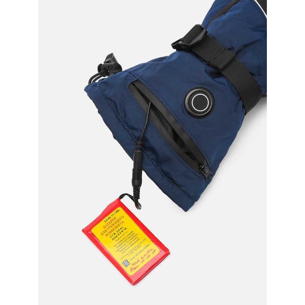 Перчатки с подогревом RedLaika Lux сенсорные, на аккумуляторах Синий, до 9 часов (3000 mAh)