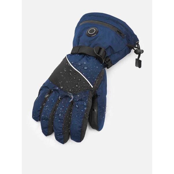 Перчатки с подогревом RedLaika Lux сенсорные, на аккумуляторах Синий, до 9 часов (3000 mAh)