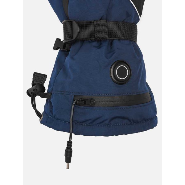 Перчатки с подогревом RedLaika Lux сенсорные, на аккумуляторах Синий, до 9 часов (3000 mAh)