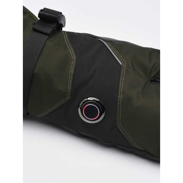 Рукавицы с подогревом RedLaika RL-R-06 на аккумуляторах, сенсорные Хаки/Зелёный, до 9 часов (3000 mAh)