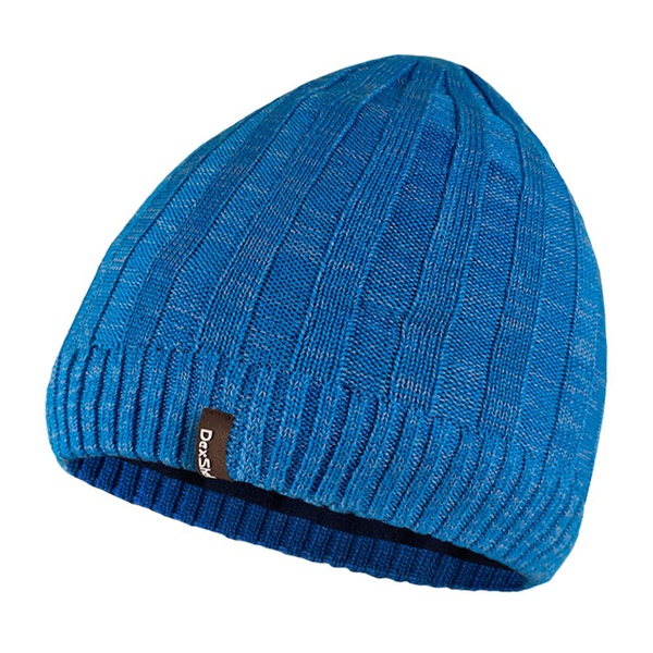 Шапка Dexshell Heathered Rib Knit Beanie (водонепроницаемая) синий