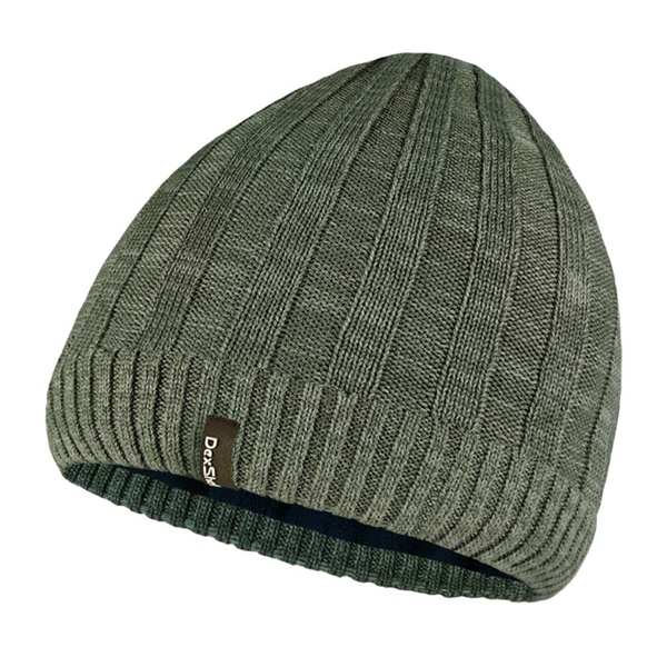 Шапка Dexshell Heathered Rib Knit Beanie (водонепроницаемая) зеленый