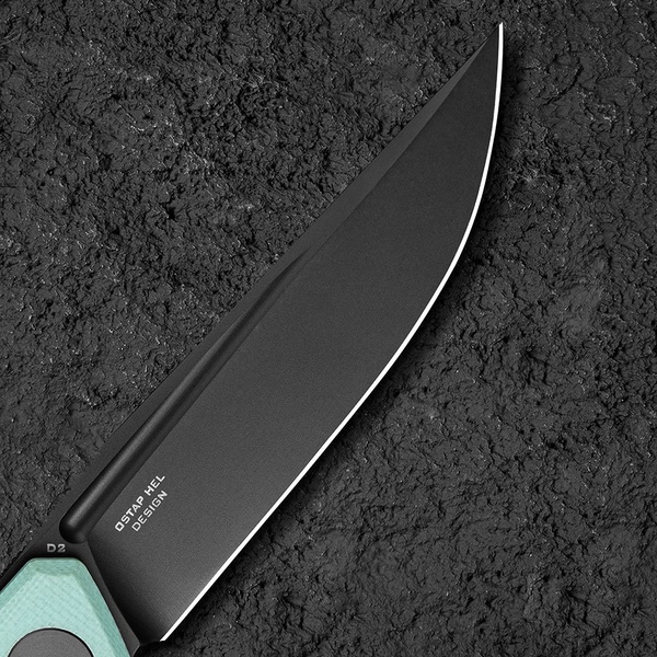 Нож Bestechman Mini Dundee (сталь D2, PVD-покрытие) мятный
