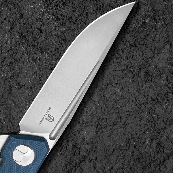 Нож Bestechman Mini Dundee (сталь D2, satin-покрытие) серый