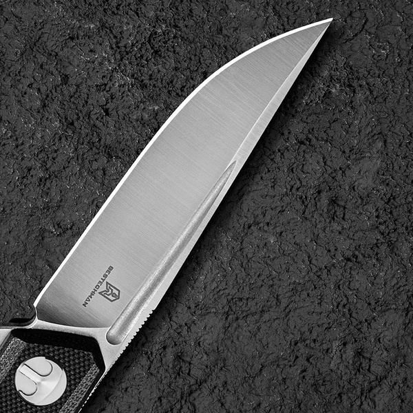 Нож Bestechman Mini Dundee (сталь D2, satin-покрытие) черный