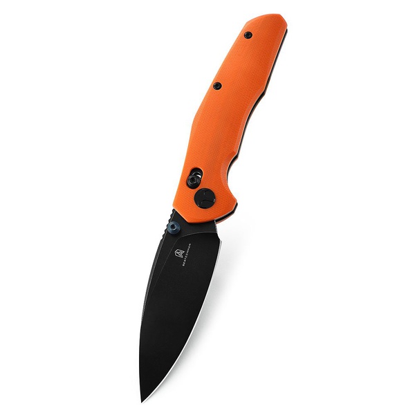 Нож Bestechman Ronan (сталь 14C28N, рукоять G10) оранжевый, PVD-покрытие