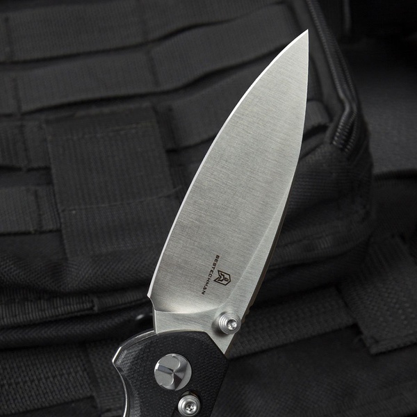 Нож Bestechman Ronan (сталь 14C28N, рукоять G10) черный, обработка сатин