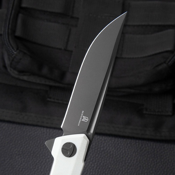 Нож Bestechman Dundee (сталь D2, рукоять G10) белый, PVD-покрытие