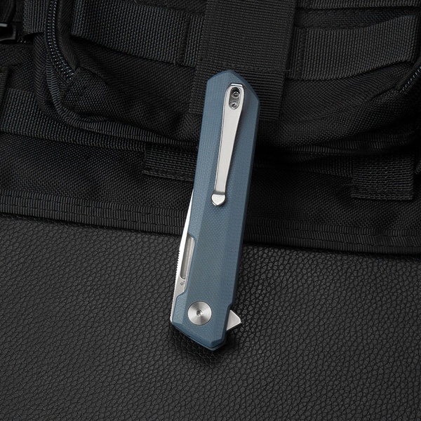 Нож Bestechman Dundee (сталь D2, рукоять G10) серый, покрытие сатин