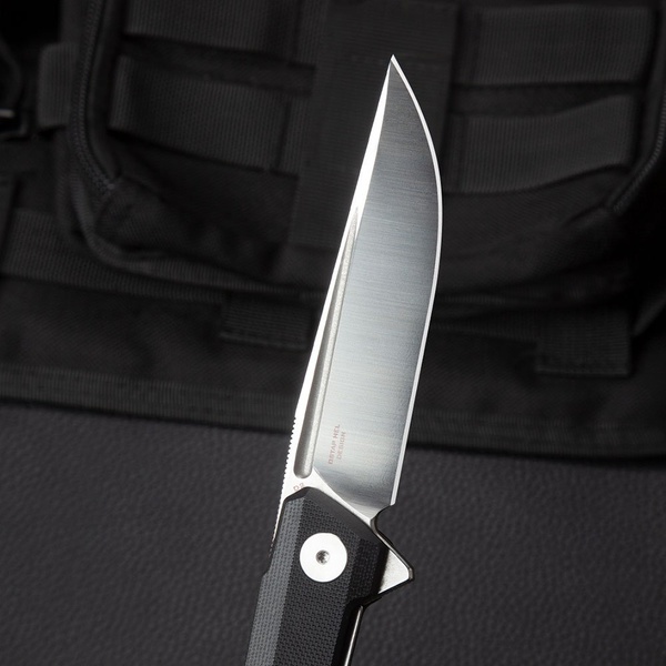 Нож Bestechman Dundee (сталь D2, рукоять G10) черный, покрытие сатин