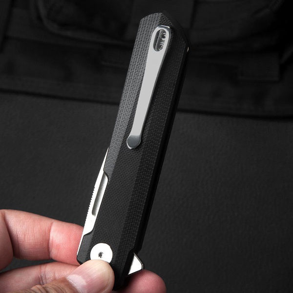 Нож Bestechman Dundee (сталь D2, рукоять G10) черный, покрытие сатин