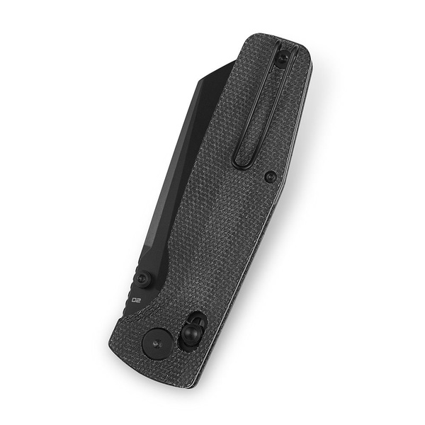 Нож Bestech Slasher (сталь D2, рукоять Микарта) черный, blackwash обработка