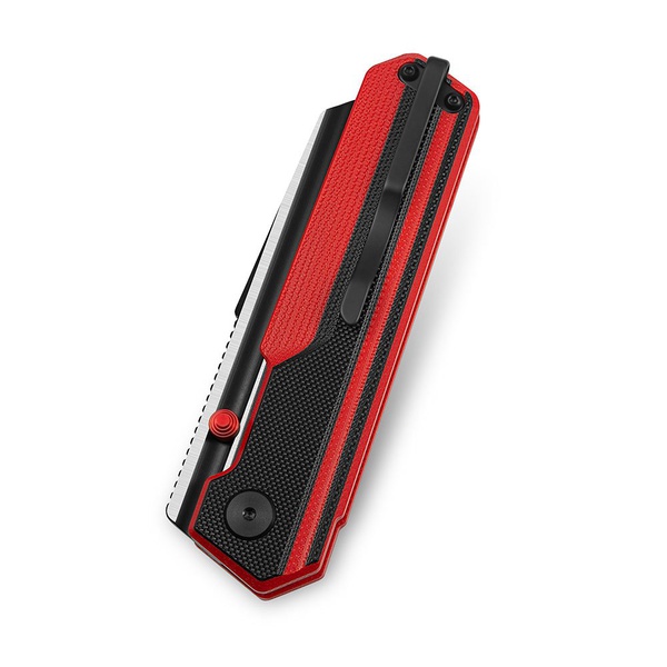 Нож Bestech Tardis (сталь D2, рукоять G10) черный/красный