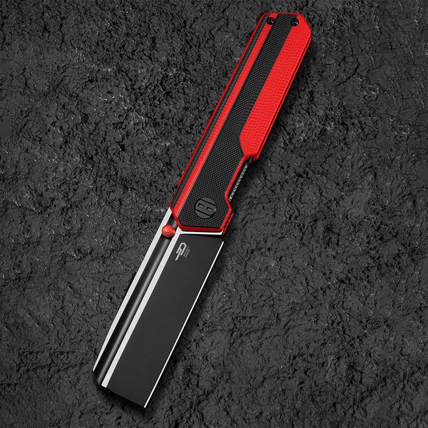 Нож Bestech Tardis (сталь D2, рукоять G10) черный/красный