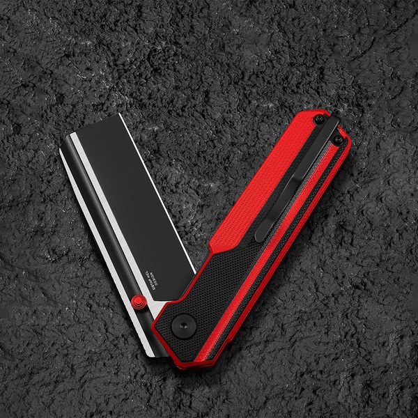 Нож Bestech Tardis (сталь D2, рукоять G10) черный/красный