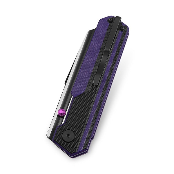 Нож Bestech Tardis (сталь D2, рукоять G10) черный/фиолетовый