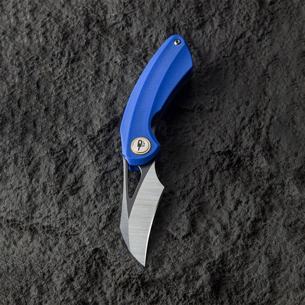 Нож Bestech Bihai (сталь 14C28N, рукоять G10) синий, DLC-покрытие/stonewash/satin