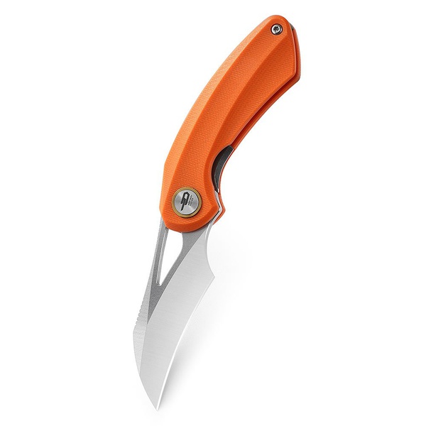 Нож Bestech Bihai (сталь 14C28N, рукоять G10) оранжевый, stonewash/satin