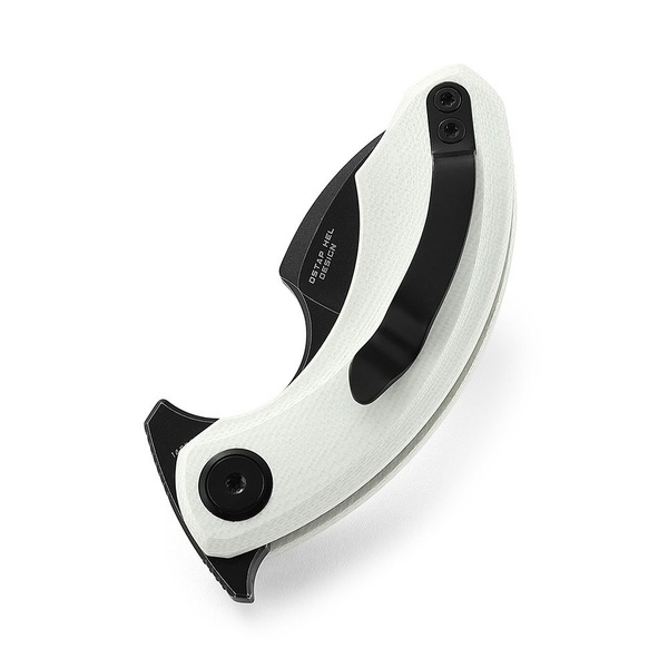 Нож Bestech Strelit (сталь 14C28N, рукоять G10) белый, blackwash покрытие