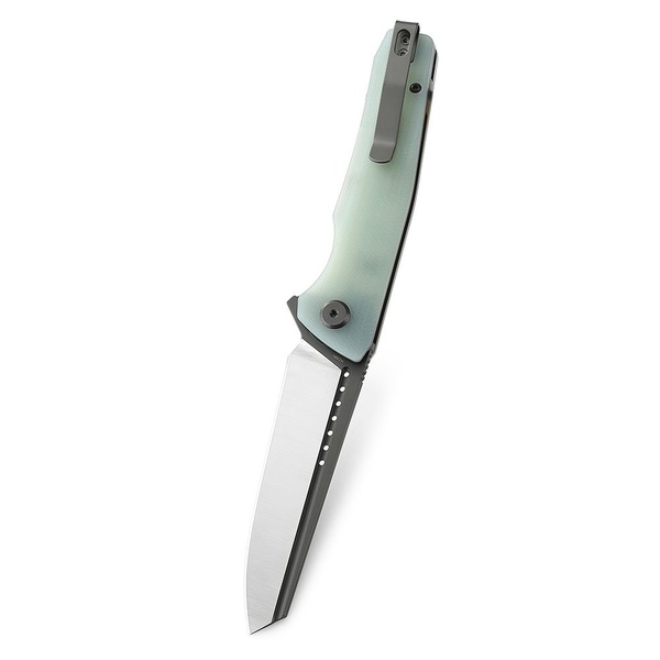 Нож Bestech Slyther (сталь 14C28N, рукоять G10) прозрачный, титановое покрытие + satin