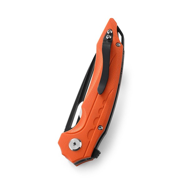 Нож Bestech Ornetta (сталь D2, рукоять G10) оранжевый, blackwash/satin обработка