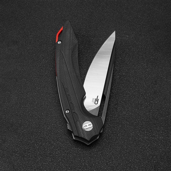 Нож Bestech Ornetta (сталь D2, рукоять G10) черный, blackwash/satin обработка