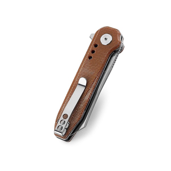 Нож Bestech Syntax (сталь 14C28N) коричневый, рукоять Микарта