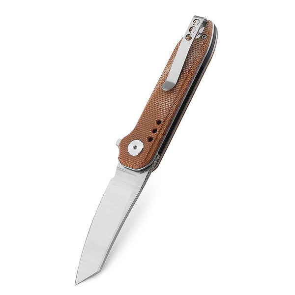 Нож Bestech Syntax (сталь 14C28N) коричневый, рукоять Микарта