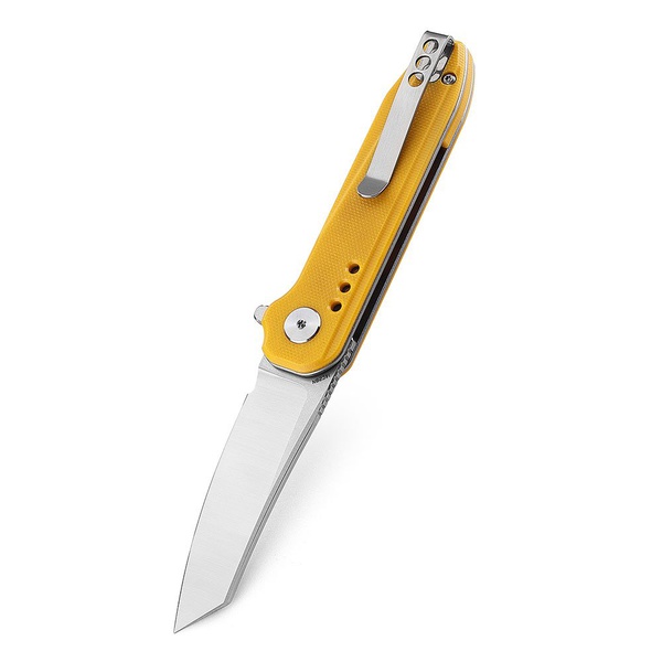 Нож Bestech Syntax (сталь 14C28N) желтый, рукоять G10