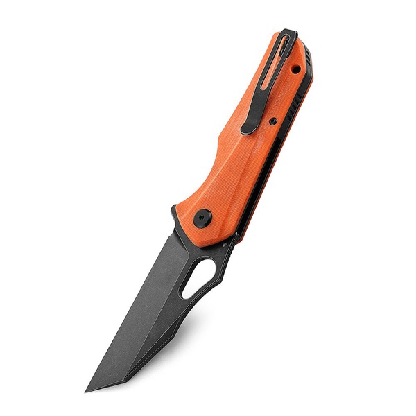 Нож Bestech Operator (сталь D2, рукоять G10) оранжевый, blackwash обработка