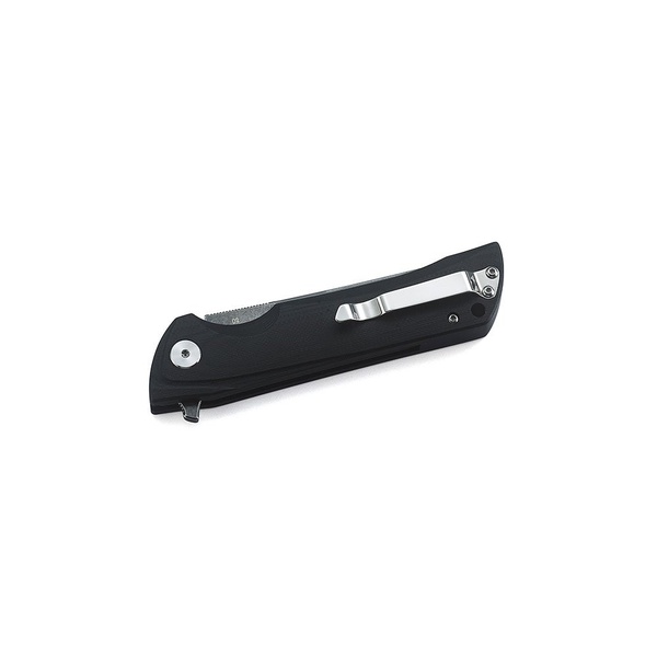 Нож Bestech Paladin (сталь D2, рукоять G10) черный, stonewash + satin обработка