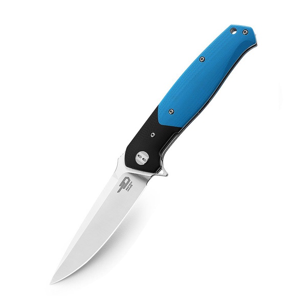 Нож Bestech Swordfish (сталь D2, рукоять G10) черный/синий