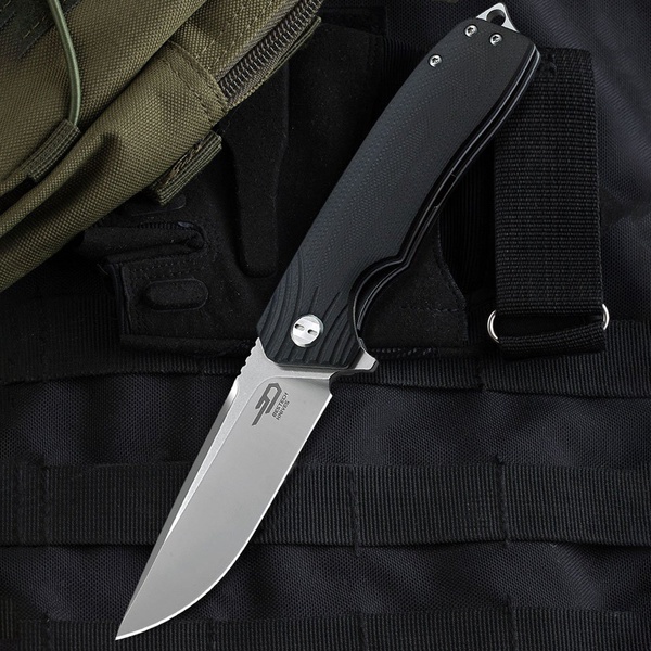 Нож Bestech Lion (сталь D2, рукоять G10) черный