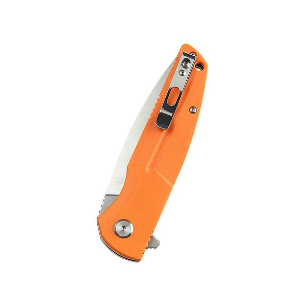 Нож Bestech Fin (сталь 14C28N, рукоять G10) оранжевый, satin обработка