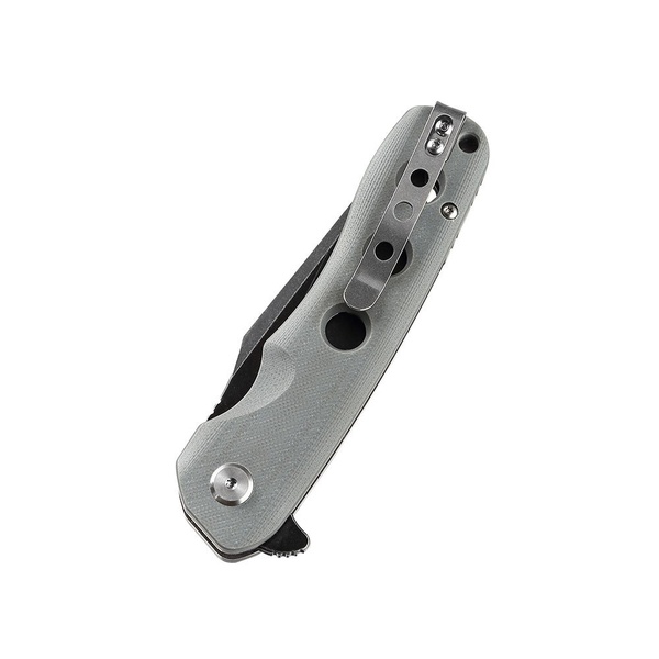 Нож Bestech Arctic (сталь D2, рукоять G10) серый, blackwash обработка