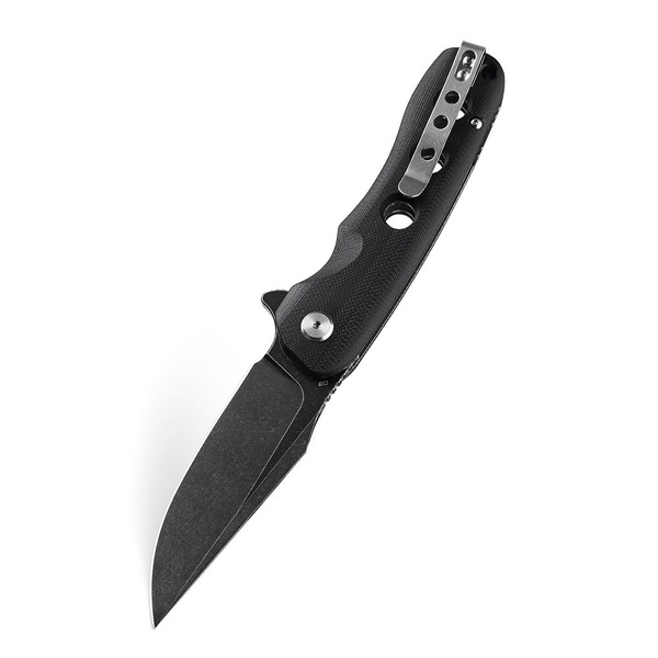 Нож Bestech Arctic (сталь D2, рукоять G10) черный, blackwash обработка